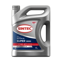 SINTEC Super 3000 10W40 SG/CD, 4л 600240